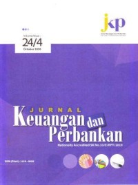 Image of JKP: Jurnal Keuangan dan Perbankan (Nationally Accredited SK No.10/E/KPT/2019)