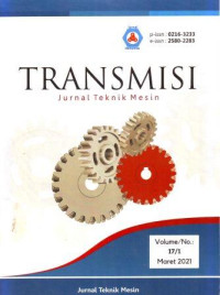 Image of TRANSMISI Jurnal Teknik Mesin