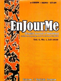 Image of ENJOURME: English Journal of Merdeka (Culture, Language, and Teaching of English)