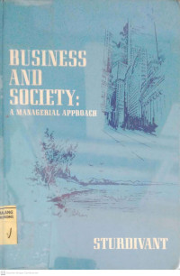 Image of Business And Society : A Manajerial Approach