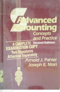 Image of Advanced Accounting : Concepts and Practice