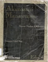 Image of Akuntansi manajemen: konsep, manfaat dan rekayasa