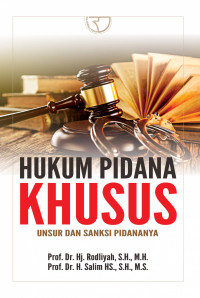 Image of Hukum pidana khusus : unsur dan sanksi pidananya