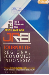 Image of JREI Journal oF Regional Economics Indonesia