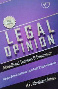 Image of Legal opinion : aktualisasi teoretis & empirisme