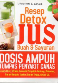 Resep Detox Jus Buah dan Sayuran