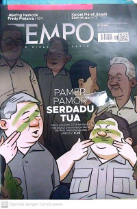 Image of TEMPO: PAMER PAMOR SERDADU TUA (Calon Presiden 2024 berlomba merangkul pensiunan jenderal TNI-POLRI. Mengharap efek elektoral. H.26)