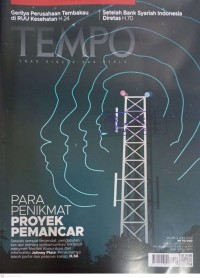 Image of TEMPO: PARA PENIKMAT PROYEK PEMANCAR (Setelah sempat tersendat, pengusutan korupsi menara telekomunikasi berlanjut menyeret Menteri Komunikasi dan Informatika Johnny Palte. Penikmatnya tokoh partai dan pebisnis kakap. H.56)