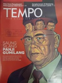 Image of TEMPO: SALING SILANG PANJI GUMILANG (Polisi bakal menjerat pendiri pondok Pesantren Al-Zaytun itu dengan pasal penistaan agama dan pencucian uang. Kental kepentingan politik elektoral menuju pemilu 2024. H.60)