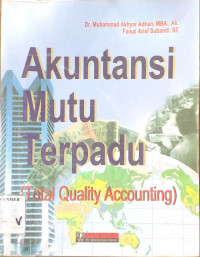 Image of Akuntansi Mutu Terpadu: (Total Quality Accounting)