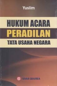 Image of Hukum Acara Peradilan Tata Usaha Negara