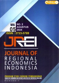 Image of JREI : Journal Of Regional Economics Indonesia
