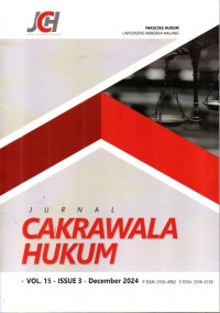 Image of Jurnal Cakrawala Hukum