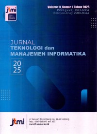 Image of Jurnal Teknologi dan Manajemen Informatika