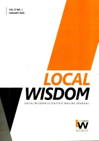 Image of Local Wisdom : Local Wisdom Scientific Online Journal