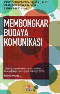 Image of Membongkar Budaya Komunikasi