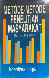 Image of Metode-metode penelitian masyarakat