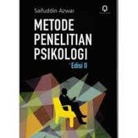 Image of Metode Penelitian Psikologi