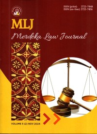 Image of MLJ : Merdeka Law Journal