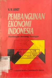 Image of Pembangunan ekonomi Indonesia: pandangan seorang tetangga (Weeding)