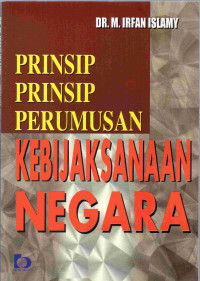 Image of Prinsip-prinsip perumusan kebijaksanaan negara