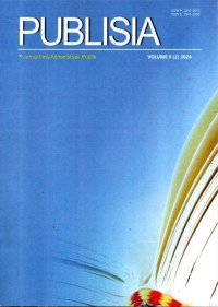 Image of PUBLISIA : Jurnal Ilmu Administrasi Publik