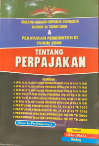 Image of Tentang Perpajakan