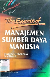 Image of The Essence Of Manajemen Sumber Daya Manusia