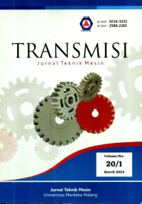 Image of TRANSMISI : Jurnal Teknik Mesin