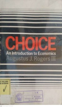 Image of Choice : An Introduction to Economic