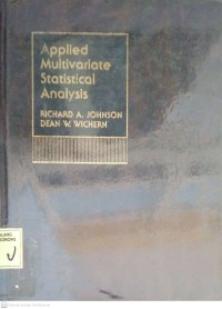 Image of Applied Multivariate Statistical Analysis