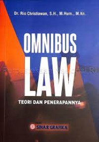 Image of Omnibus law : teori dan penerapannya