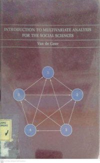 Introduction to Multivariate Analysis For The Sosial Social Sciences