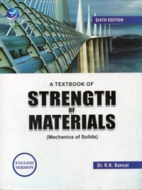 Image of A Textbook of Strength of Materials (Mechanics of Solids)