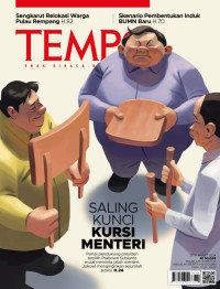 TEMPO: SALING KUNCI KURSI MENTERI (Partai pendukung presiden terpilih Prabowo-Subianto mulai meminta jatah menteri Jokowi menginginkan sejumlah posisi. H,24)