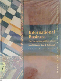 Image of International Business : Environment and Operation